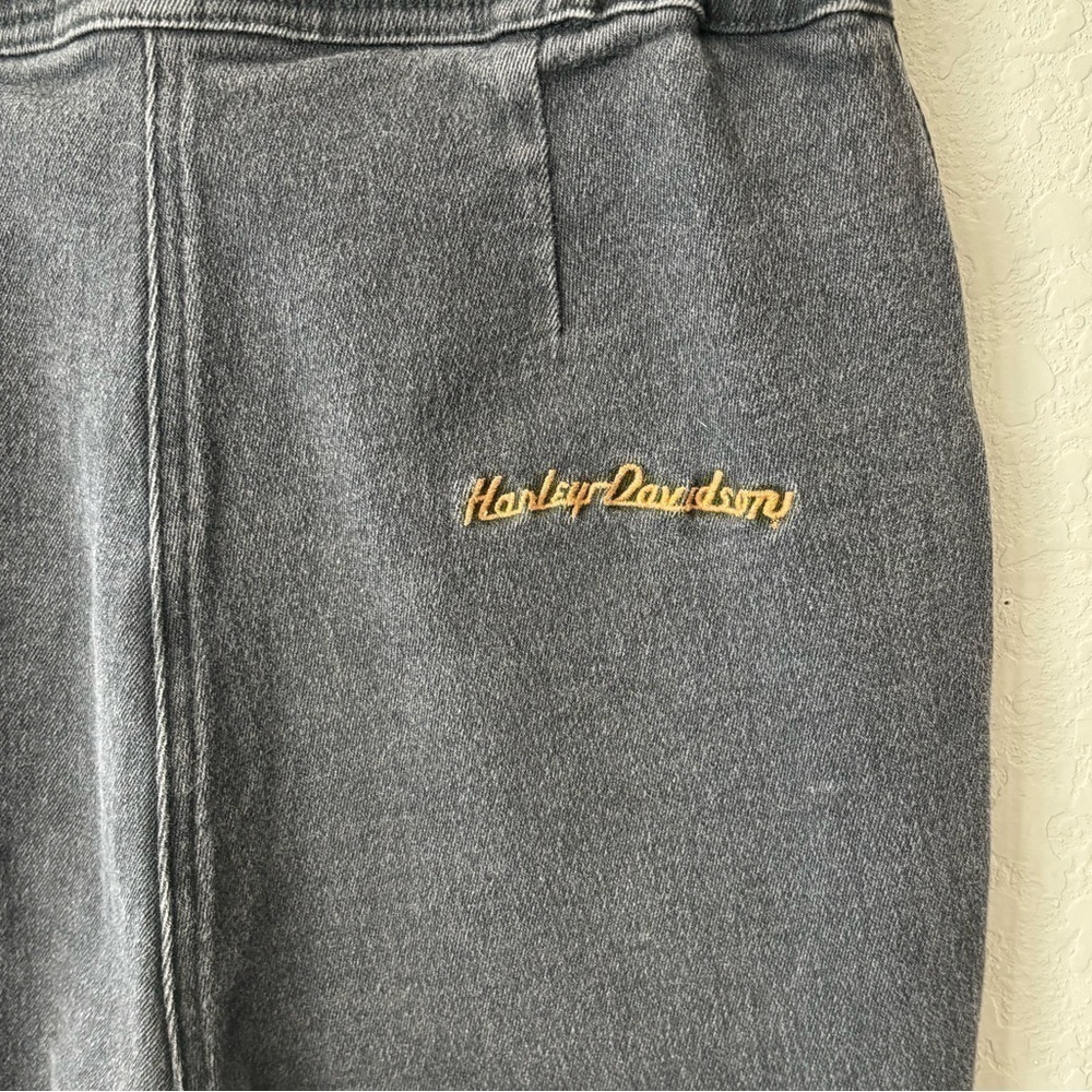 Harley Davidson Embroidered Skinny Jeans size 2 - Picture 6 of 6